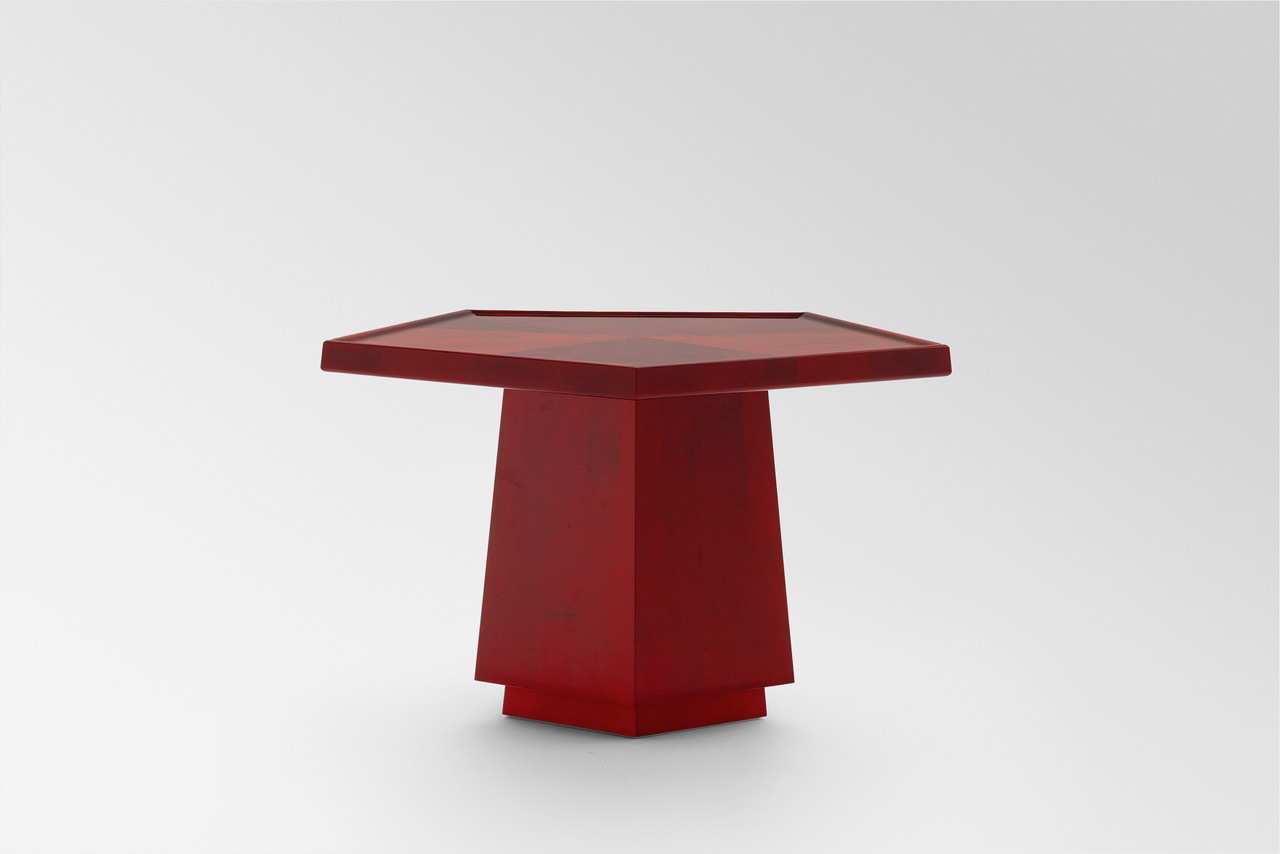 Duo Iuga Table Red, 2024 Duo Iuga Table Red, 2024