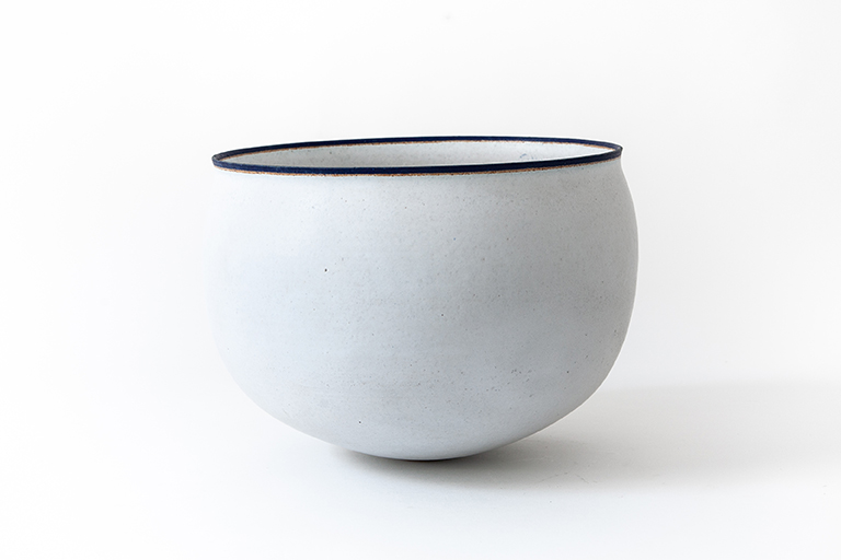 A large white stoneware bowl, 2000 A large white stoneware bowl, 2000