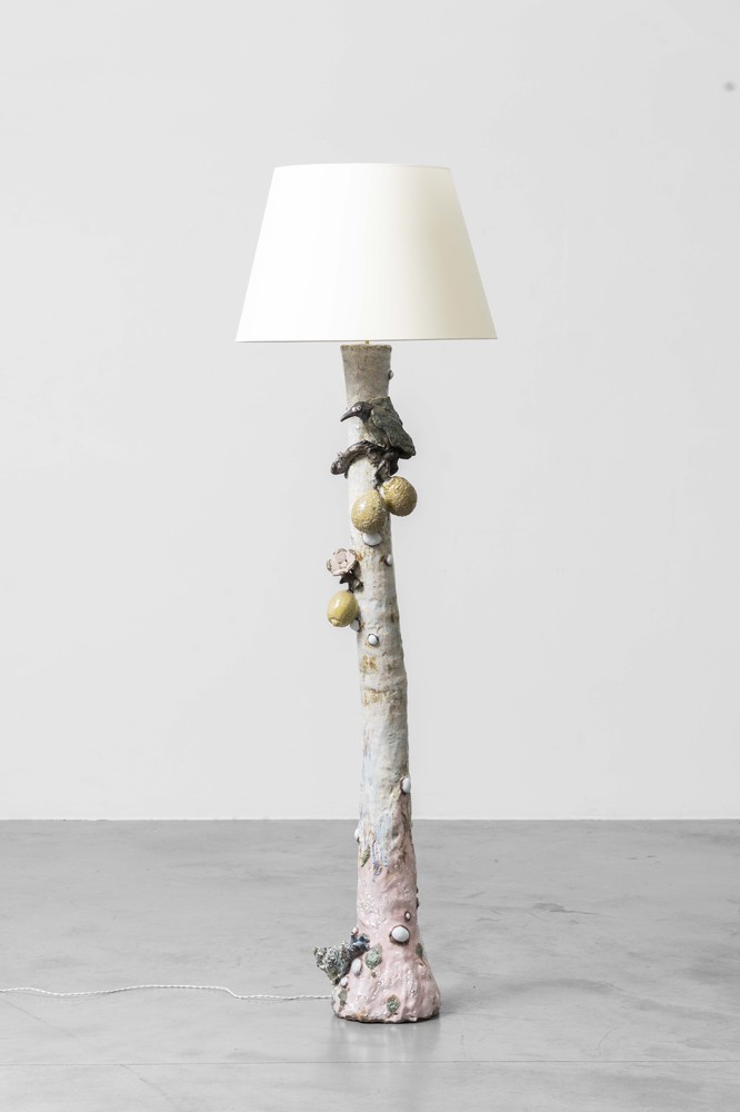 Totemic Lamp after Guidette Carbonell, (Crow in a Lemon Tree), 2022 Totemic Lamp after Guidette Carbonell, (Crow in a Lemon Tree), 2022